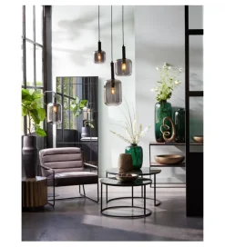 L&L Lustro RINCON 183 cm czarny mat