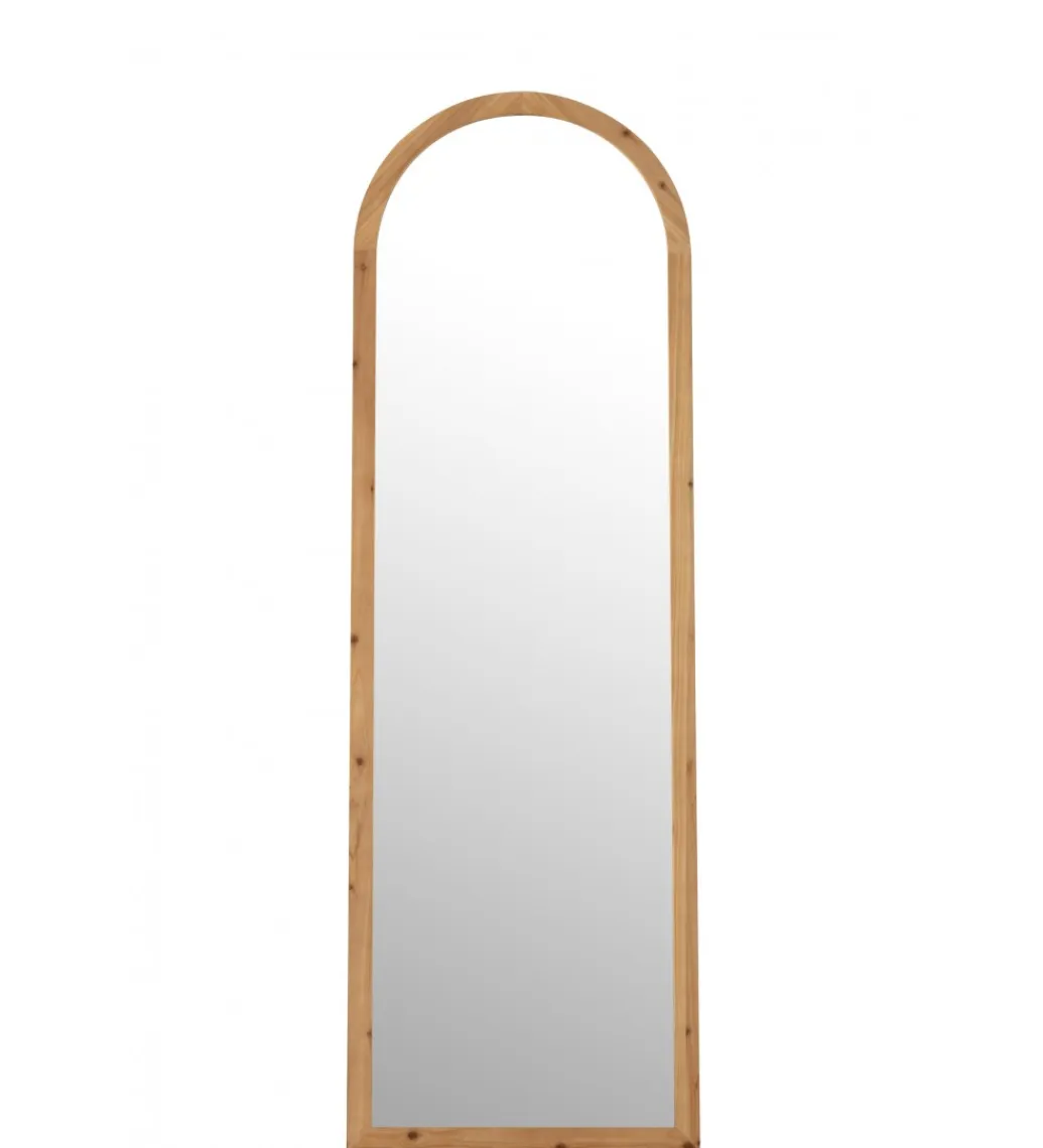 J-Line Lustro stojące FERGANUS 162 cm naturalne