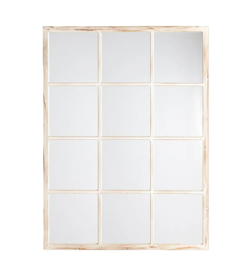 Zona-Design Lustro TAGE 120 cm drewno jodła białe