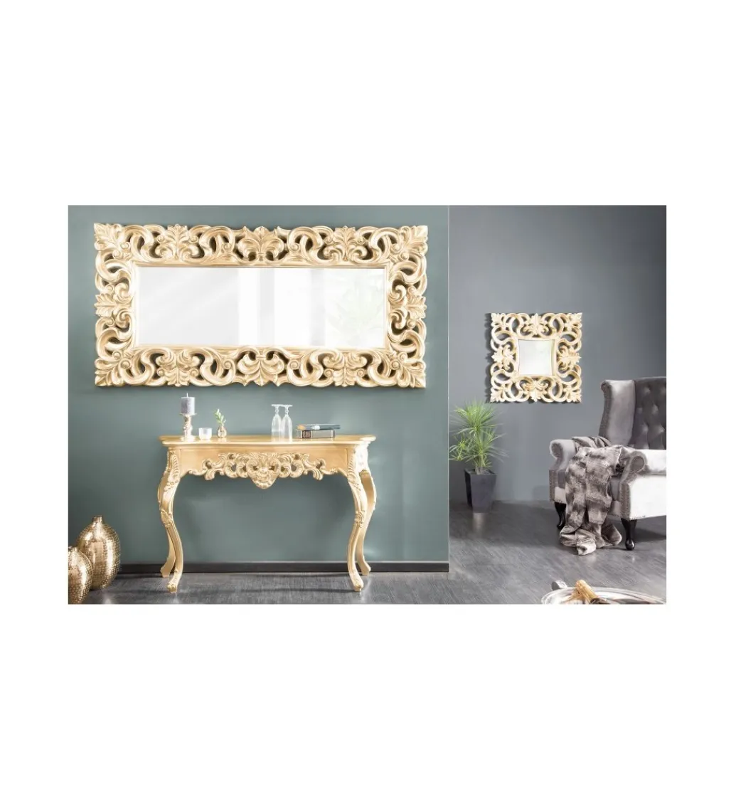 Invicta Interior - przedsprzedaż Lustro Venice 180 cm złote