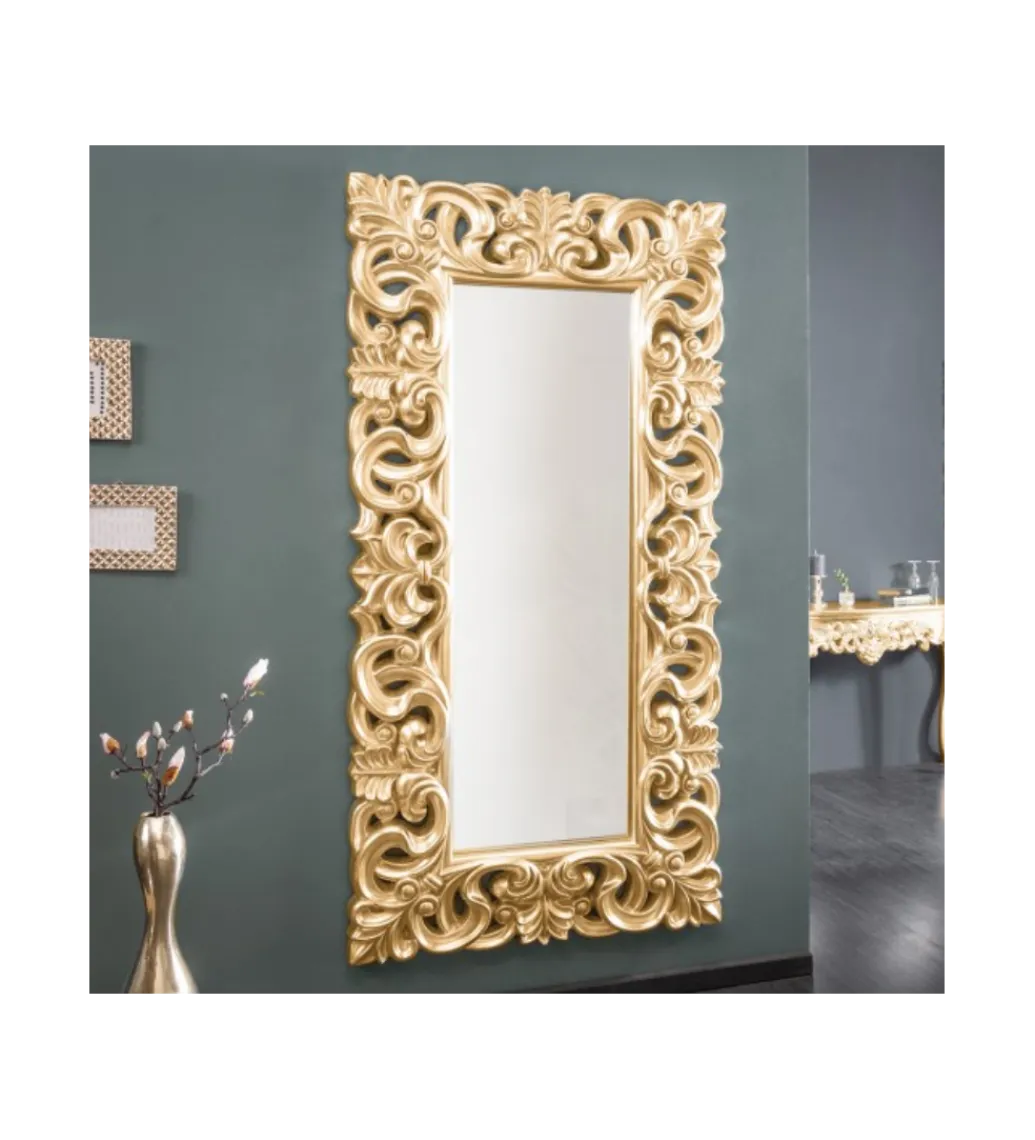 Invicta Interior - przedsprzedaż Lustro Venice 180 cm złote