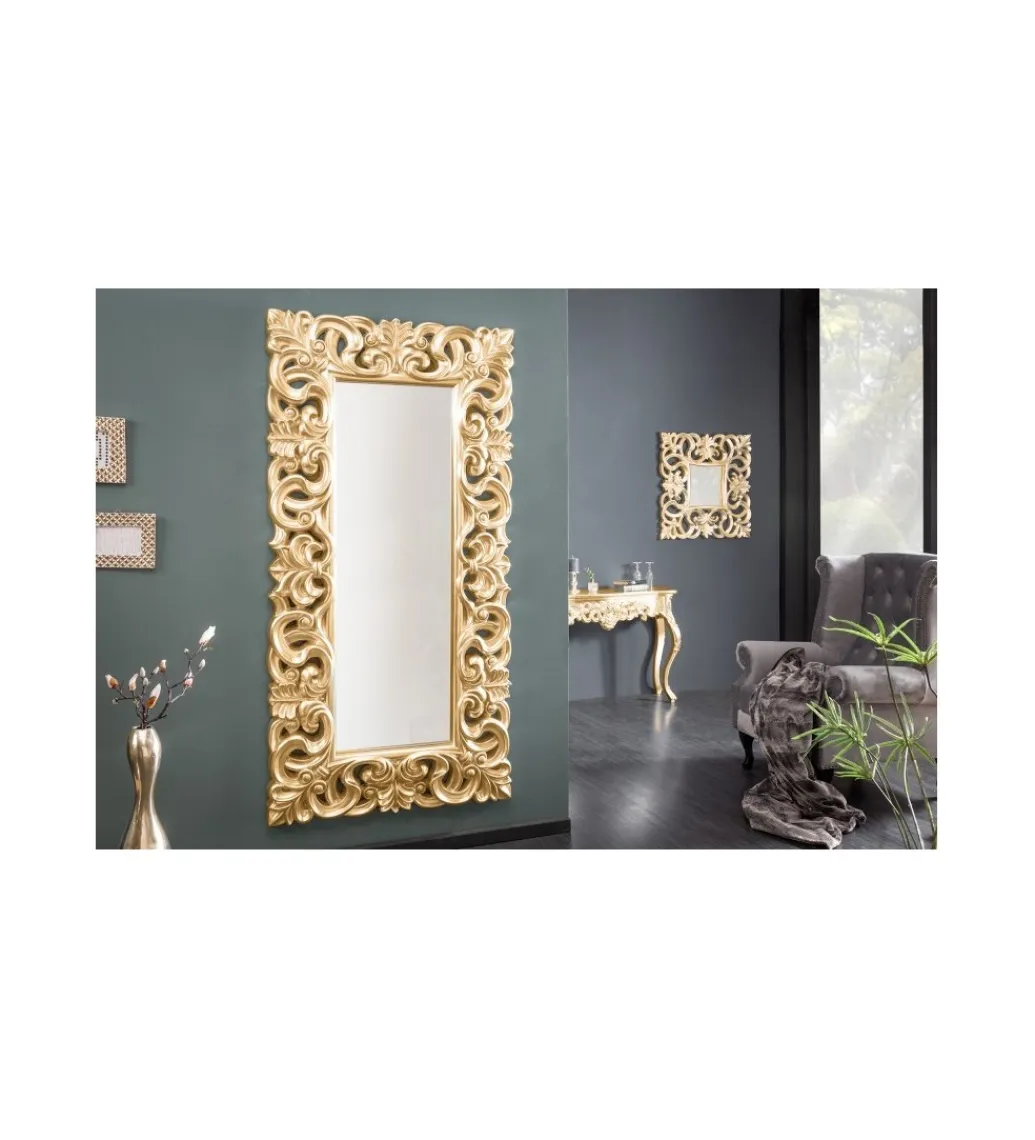 Invicta Interior - przedsprzedaż Lustro Venice 180 cm złote
