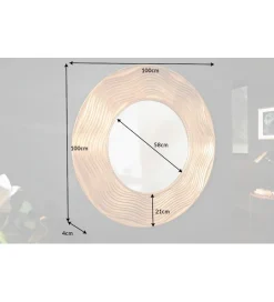 Invicta Interior Lustro wiszące 100 cm złote