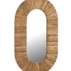 J-Line Lustro wiszące CURVE 152 cm naturalny