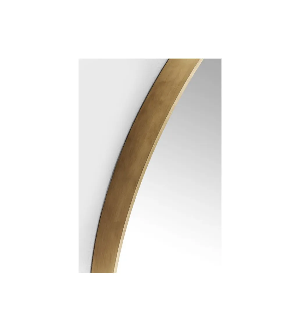 KARE Lustro wiszące CURVE MO 100 cm złote