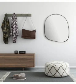 WOHNLING, GERMANY Lustro wiszące DEFORME 53 cm czarne