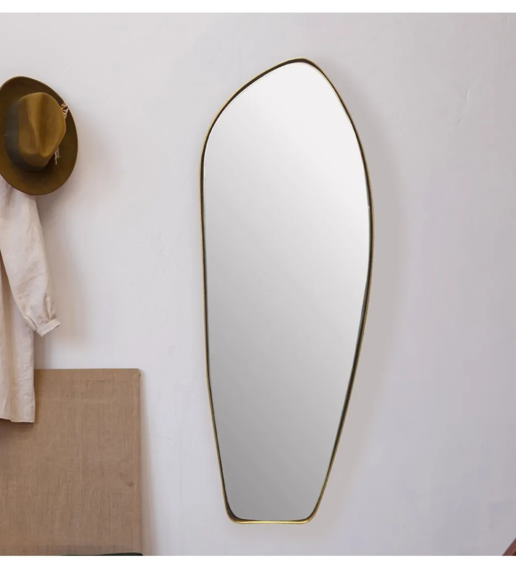 WOHNLING, GERMANY Lustro wiszące DEFORME 90 cm złote
