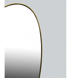 WOHNLING, GERMANY Lustro wiszące DEFORME 90 cm złote