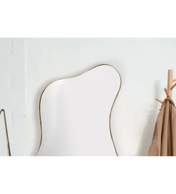 WOHNLING, GERMANY Lustro wiszące DEFORME 100 cm złote