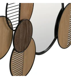 Zona-Design Lustro wiszące ESPEJONA 123 cm naturalne czarne