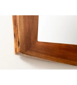 Invicta Interior Lustro wiszące MAMMUT 100 cm drewno akacja