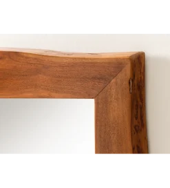 Invicta Interior Lustro wiszące MAMMUT 100 cm drewno akacja