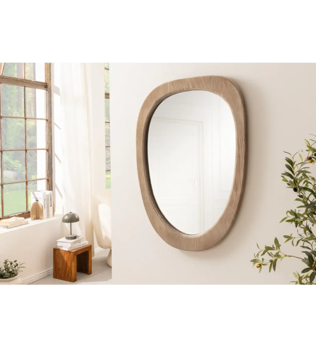 Invicta Interior Lustro wiszące ORGANIC 105 cm drewno sosnowe