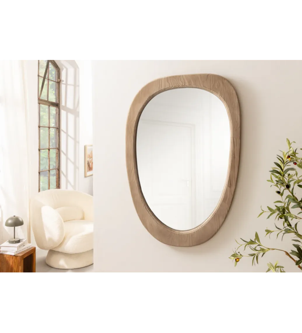 Invicta Interior Lustro wiszące ORGANIC 105 cm drewno sosnowe