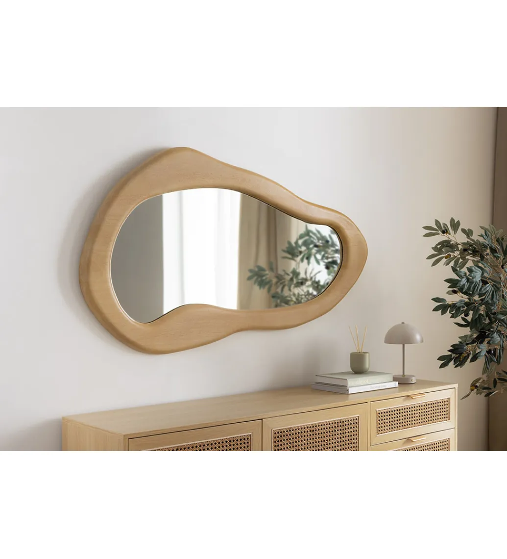 Invicta Interior Lustro wiszące ORGANIC 130 cm drewno mango