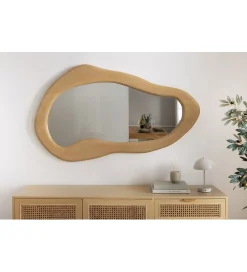Invicta Interior Lustro wiszące ORGANIC 130 cm drewno mango