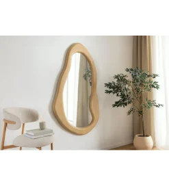 Invicta Interior Lustro wiszące ORGANIC 130 cm drewno mango