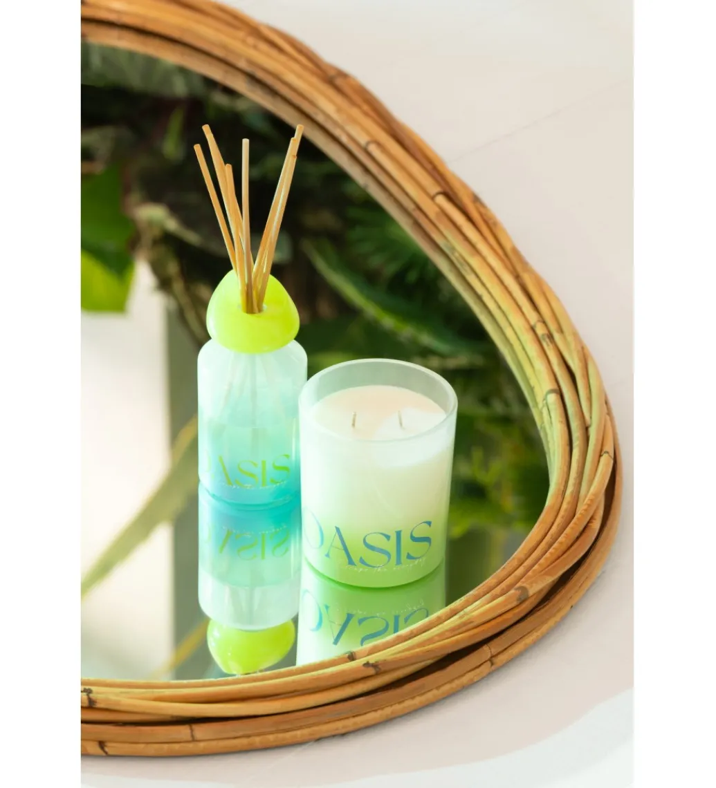 J-Line Lustro wiszące RECTANGLE 61 cm naturalne