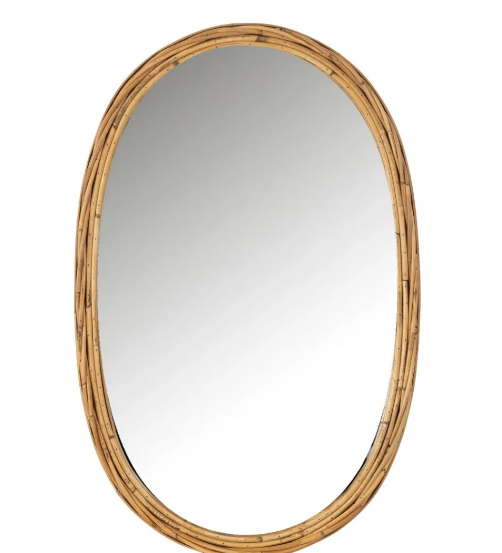 J-Line Lustro wiszące RECTANGLE 61 cm naturalne