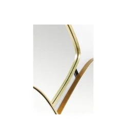 KARE Lustro wiszące SHAPES 130 x 110 cm złote