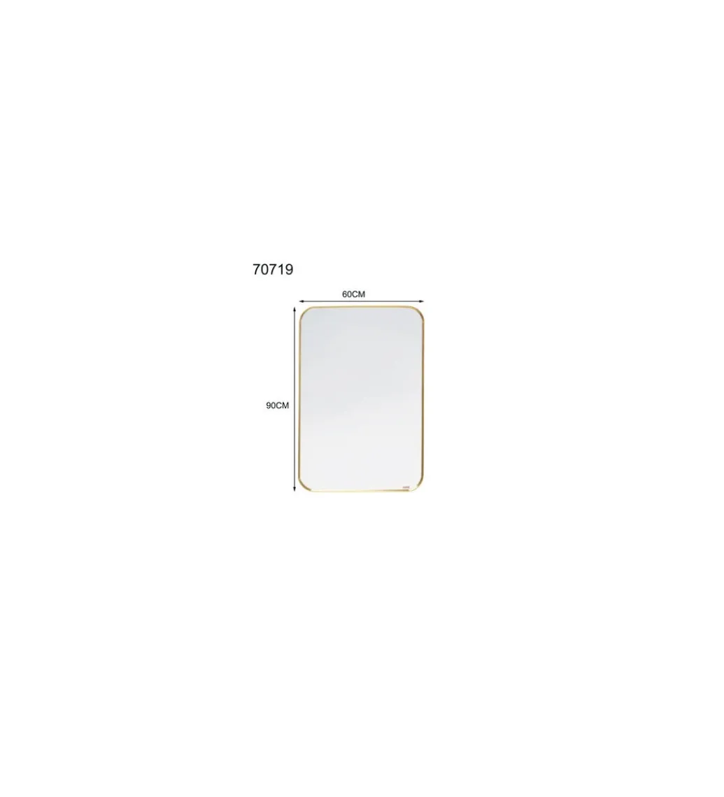KARE Lustro wiszące SIMPLY 60 x 90 cm złote