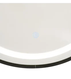 Zona-Design Lustro wiszące TEMPEJO 160 cm czarna rama