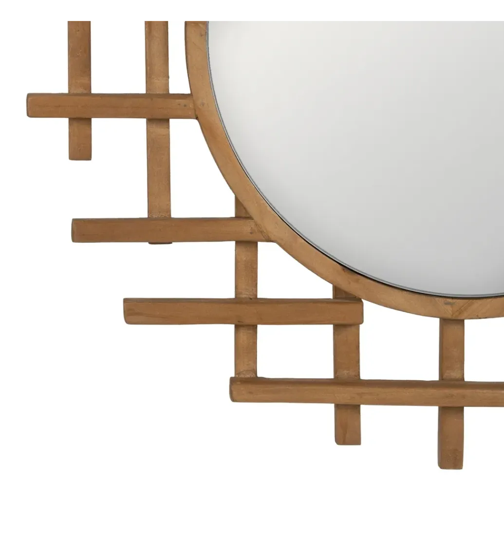 Zona-Design Lustro wiszące TIKITAK 64 cm drewno jodła