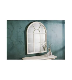 Invicta Interior Lustro wiszące WINDOW Castillo 70 cm białe