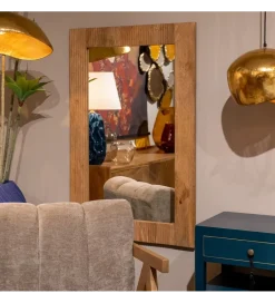 Zona-Design Lustro wiszące ZANMIK 110 cm drewno mango