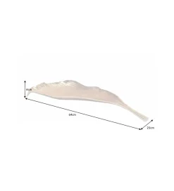 Invicta Interior Misa HOJA 65 cm złota