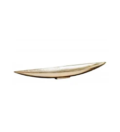 Invicta Interior - przedsprzedaż Misa Leaf 80 cm antyczny złoty