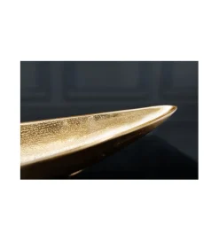 Invicta Interior - przedsprzedaż Misa Leaf 80 cm antyczny złoty