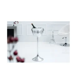 Invicta Interior Misa na szampana 75cm srebrna