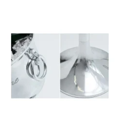 Invicta Interior Misa na szampana 75cm srebrna