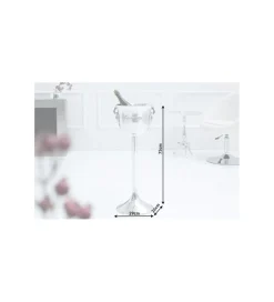 Invicta Interior Misa na szampana 75cm srebrna