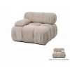 Imeri Modułowa Sofa fotel KILLIAN 94 cm z podłokietnikiem Beżowy