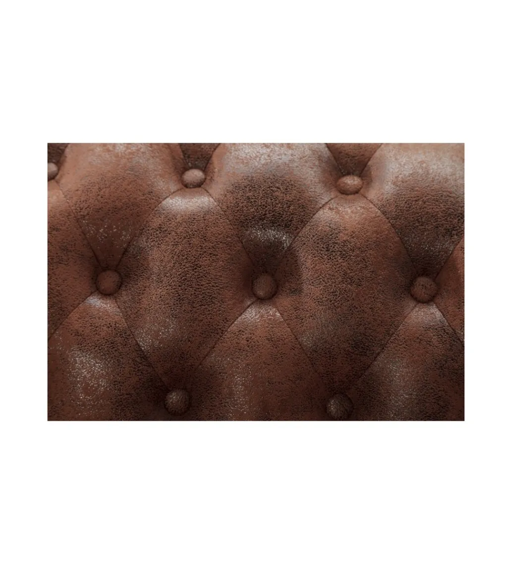 Invicta Interior Narożnik Chesterfield 270 cm antyczny brąz lewostronny