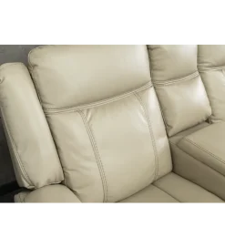 Invicta Interior Narożnik kino domowe HOLLYWOD skórzany beżowy