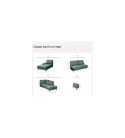 Comforteo Narożnik MAKO Flavio XL 359 cm z funkcją spania
