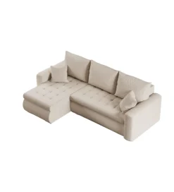 ZDDESIGN Narożnik rozkładany BERNO 238 cm z funkcją spania