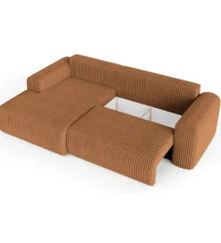 ZDDESIGN Narożnik rozkładany KIOTO 245 cm z funkcją spania