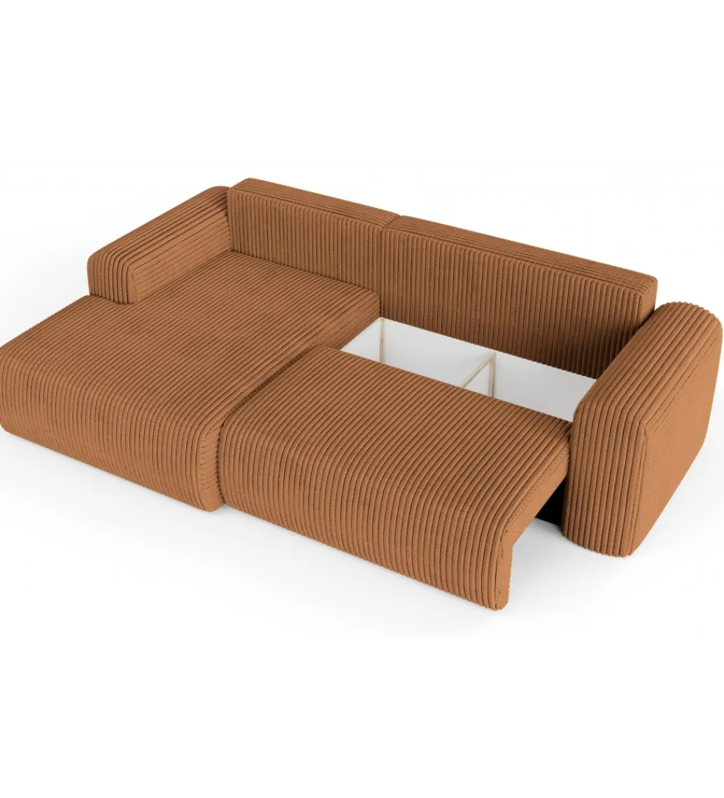 ZDDESIGN Narożnik rozkładany KIOTO 245 cm z funkcją spania