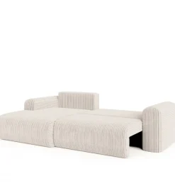 ZDDESIGN Narożnik rozkładany KIOTO 245 cm z funkcją spania