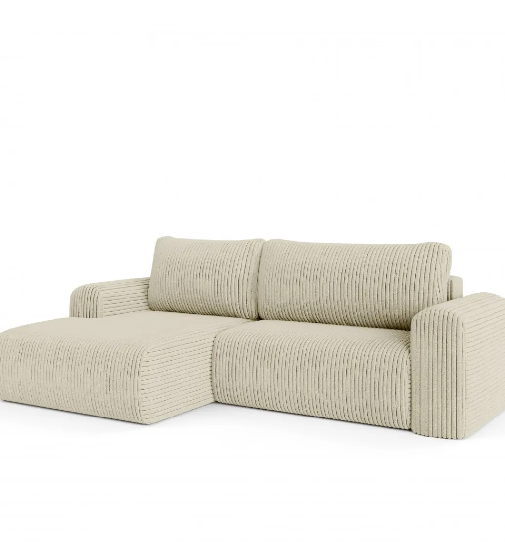 ZDDESIGN Narożnik rozkładany KIOTO 245 cm z funkcją spania