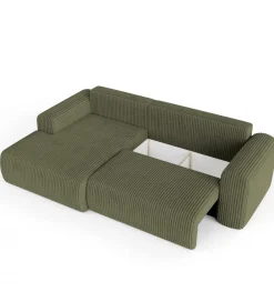 ZDDESIGN Narożnik rozkładany KIOTO 245 cm z funkcją spania