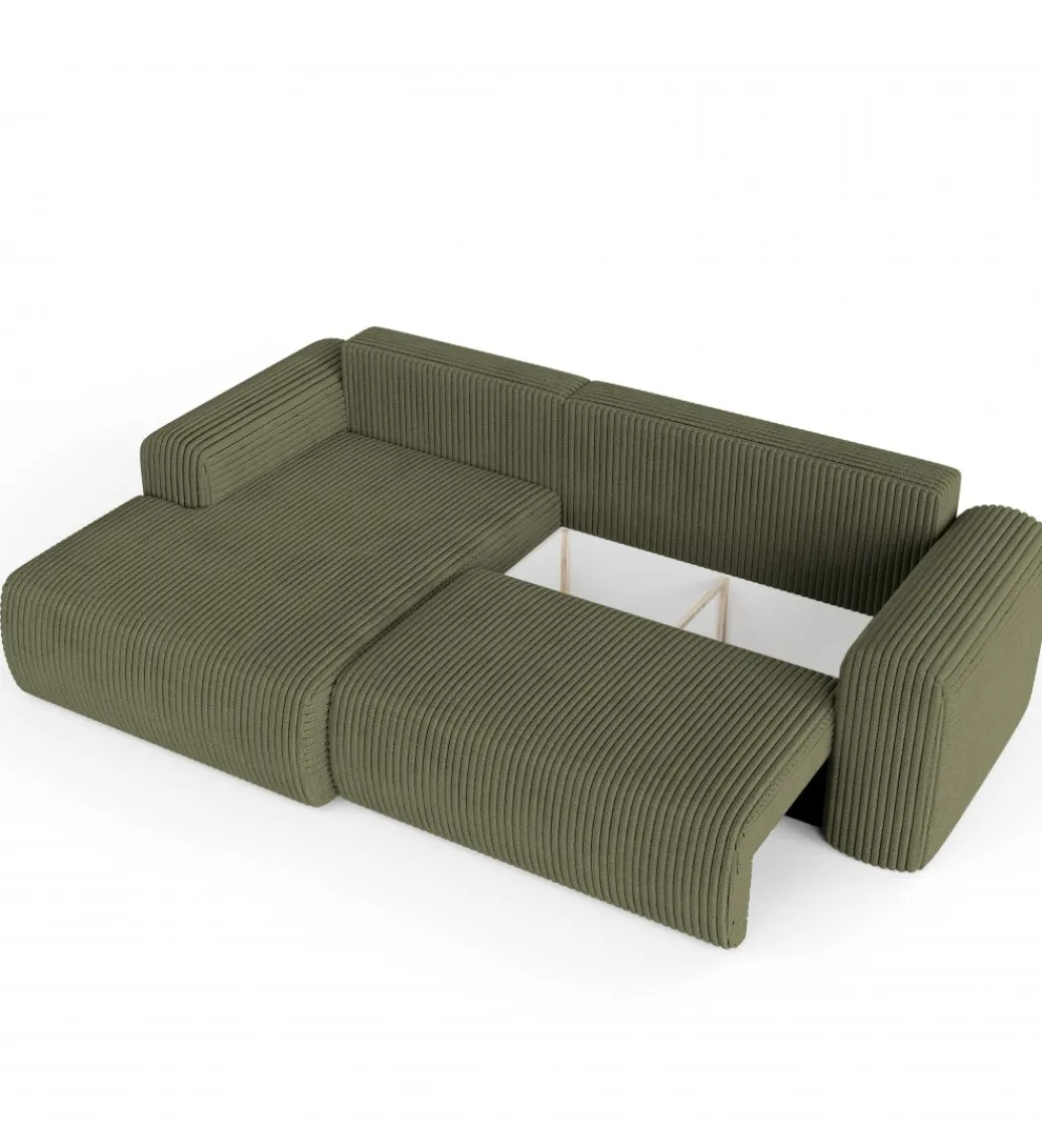 ZDDESIGN Narożnik rozkładany KIOTO 245 cm z funkcją spania