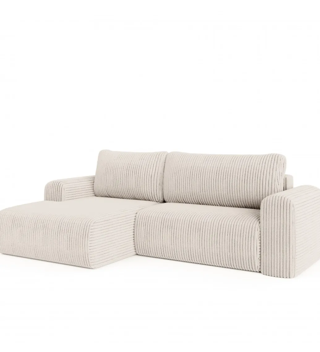 ZDDESIGN Narożnik rozkładany KIOTO 245 cm z funkcją spania