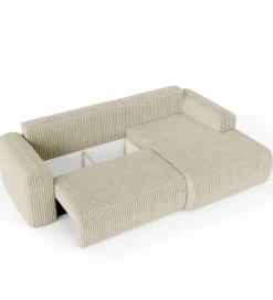 ZDDESIGN Narożnik rozkładany KIOTO 245 cm z funkcją spania