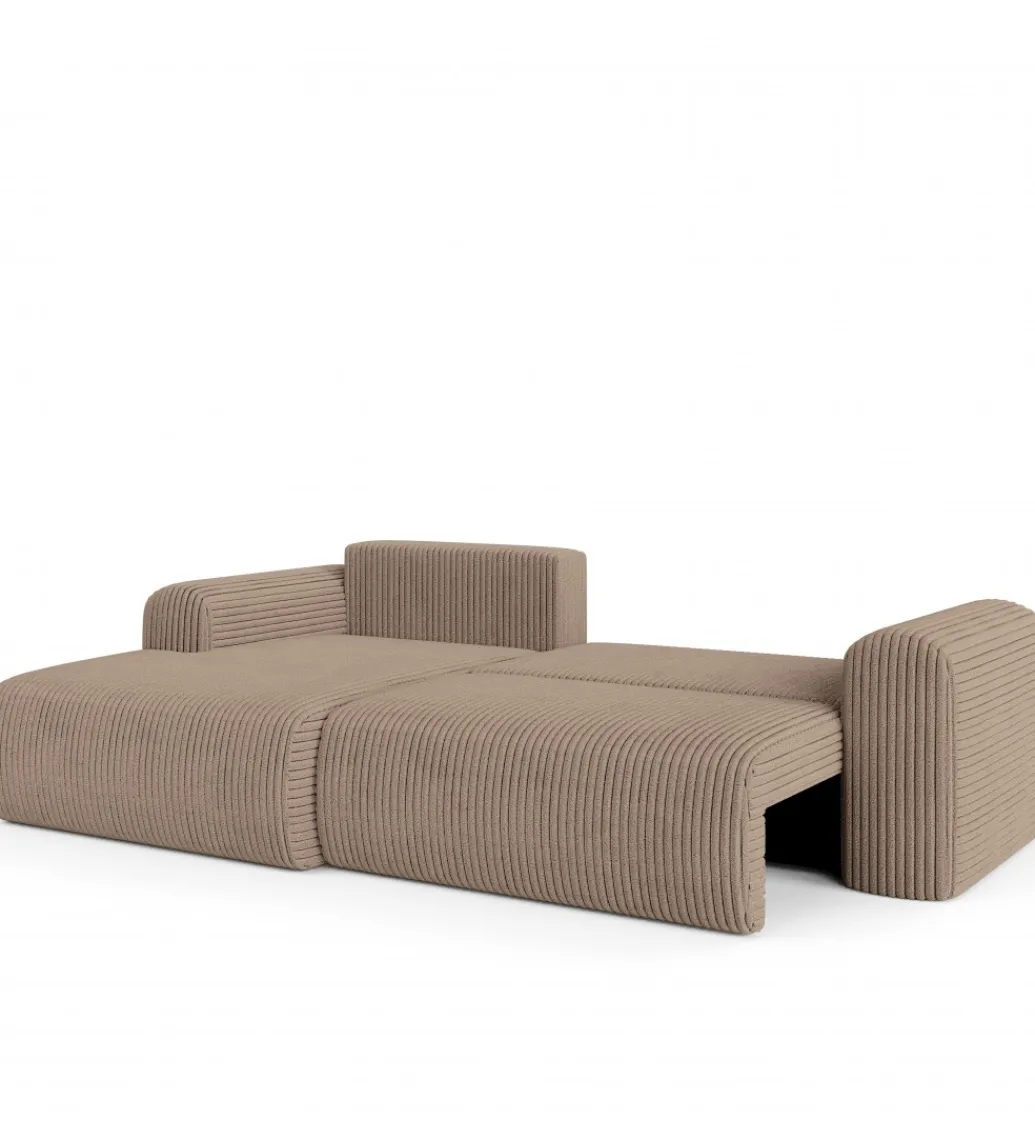 ZDDESIGN Narożnik rozkładany KIOTO 245 cm z funkcją spania