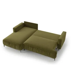 Comforteo Narożnik rozkładany LAVAR 268 cm z funkcją spania